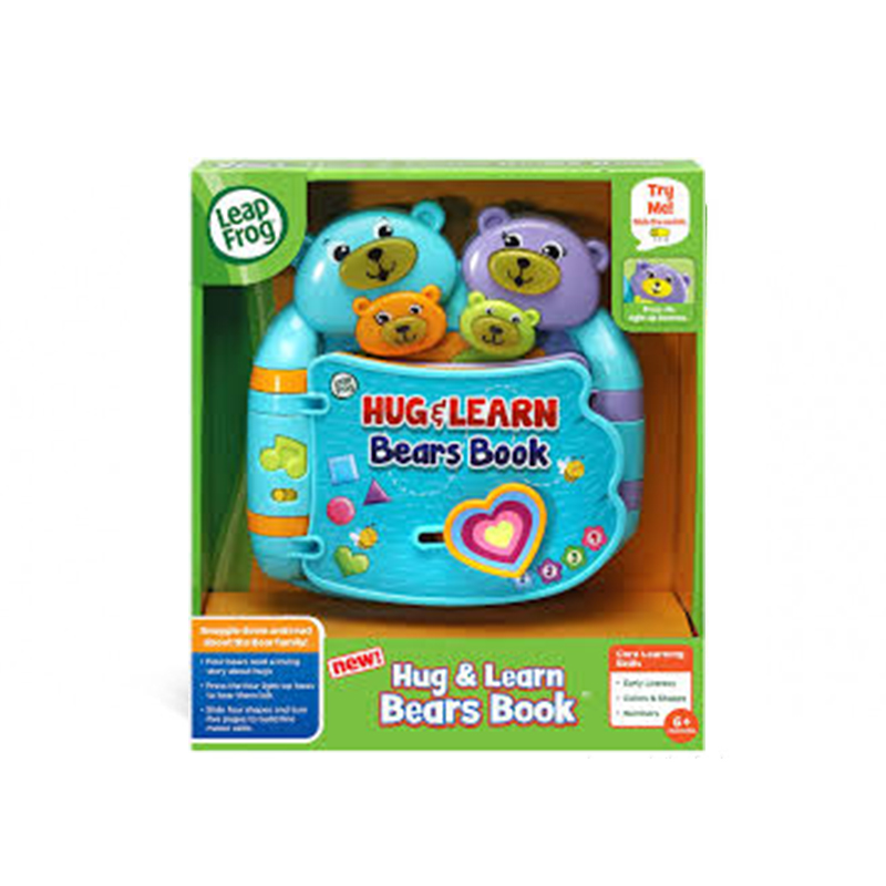 LEAPFROG HUG & LEARN BEARS BOOK - ToyBox Malta