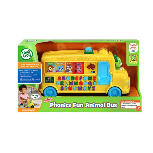 LEAPFROG PHONICS FUN ANIMAL BUS