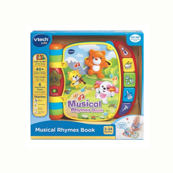 VTECH MUSICAL RHYMES BOOK