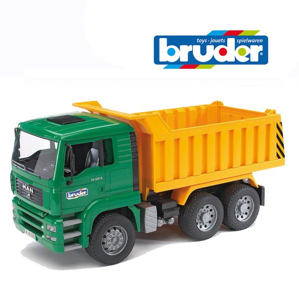 BRUDER MAN TGA TIP UP TRUCK