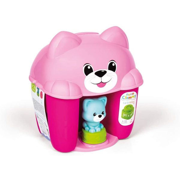 CLEMENTONI BLOCKS - BABY CLEMMY CAT & KITTY BUCKET