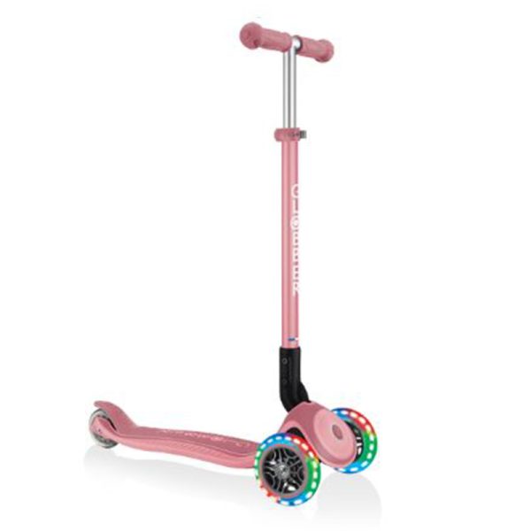 GLOBBER SCOOTER PRIMO FOLDABLE PLUS LIGHT PASTEL PINK