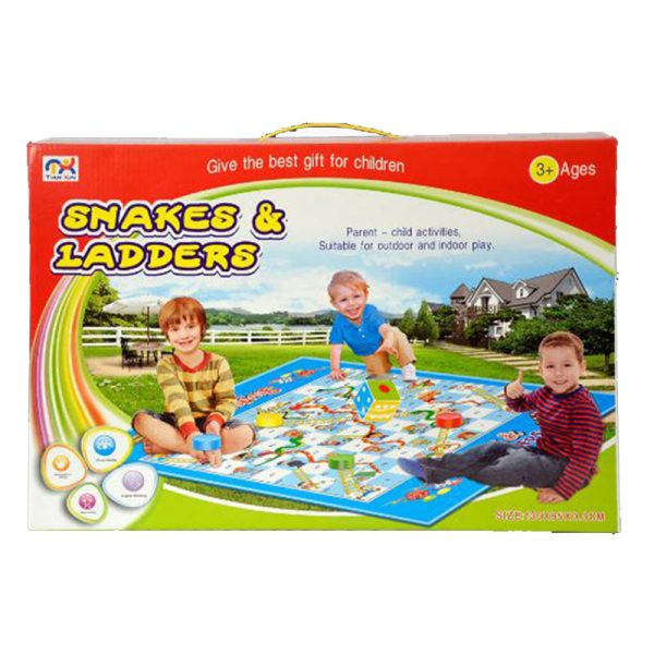 GIANT SNAKES & LADDERS FLOOR MAT
