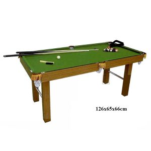 WOODEN BILLIARD TABLE  126x65x66cm