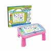 DRAWING WHITE BOARD  & TABLE LARGE PINK