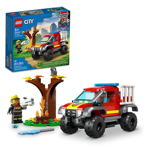 LEGO CITY 4X4 FIRE TRUCK RESCUE