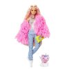 BARBIE XTRA FLUFFY PINK JACKET DOLL 3 NEW - Image 2