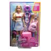BARBIE MALIBU DOLL TRAVEL SET WITH PUPPY HJY18 - Image 2
