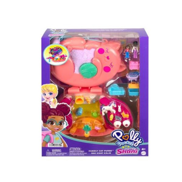 POLLY POCKET CUDDLY CAT PURSE