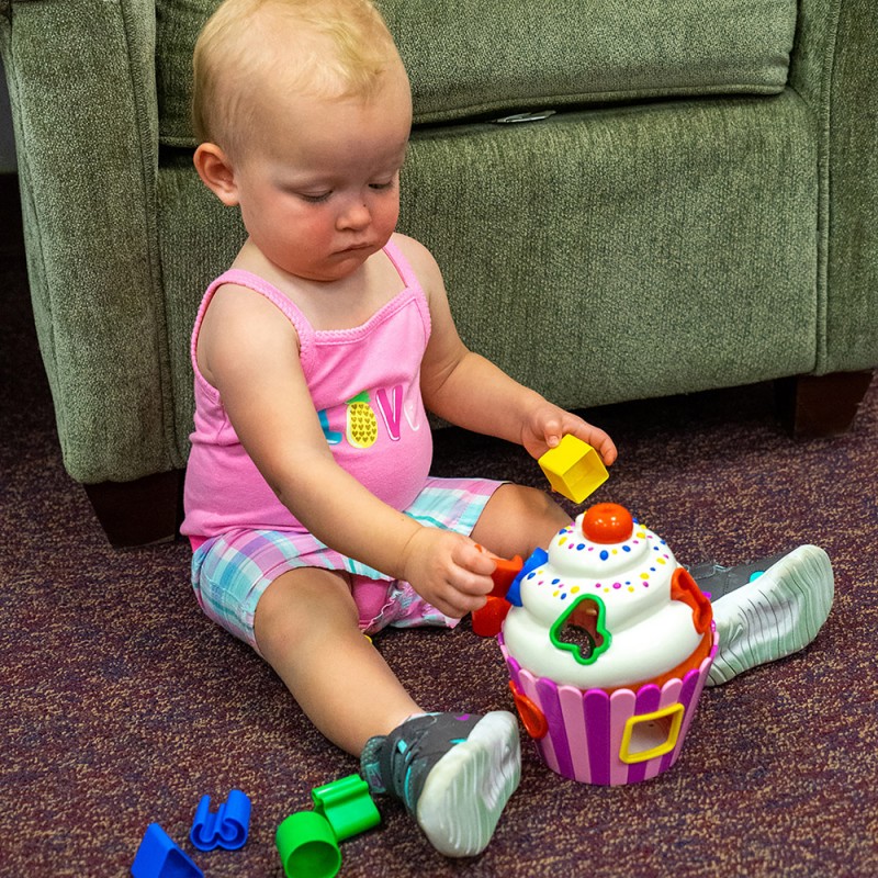 THE LEARNING JOURNEY EARLY LEARNING CUPCAKE SHAPE SORTER ToyBox Malta