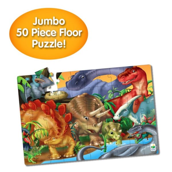 THE LEARNING JOURNEY JUMBO FLOOR PUZZLE - DINOSAURS - Image 2