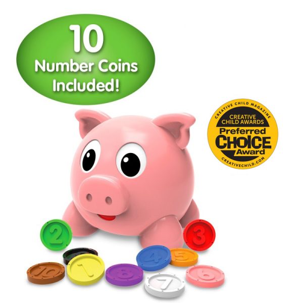 THE LEARNING JOURNEY LEARN WITH ME - NUMBERS & COLORS PIG E BANK (UPDATED) - Image 2