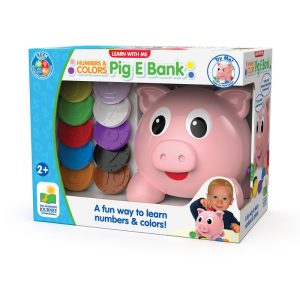 THE LEARNING JOURNEY LEARN WITH ME - NUMBERS & COLORS PIG E BANK (UPDATED)
