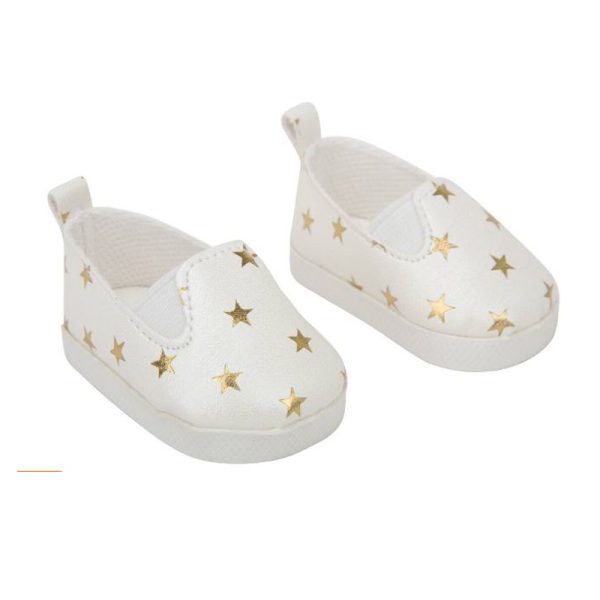 ARIAS SET WHITE SHOES FOR 45CM DOLL