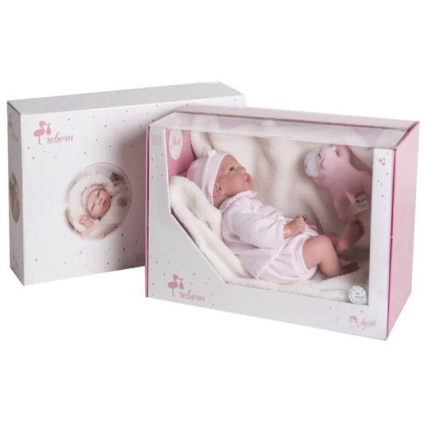 ARIAS REBORN  DOLL 40 CM RAQUEL W/BLANKET