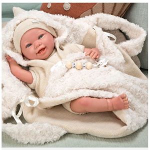 ARIAS REBORN DOLL 45 CM DIEGO W/SLEEPING BAG