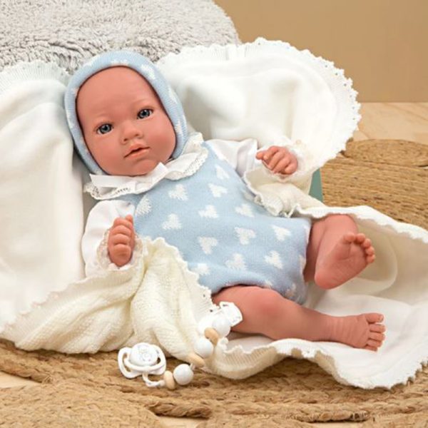 ARIAS REBORN DOLL 40 CM IAN W/BLANKET - Image 2