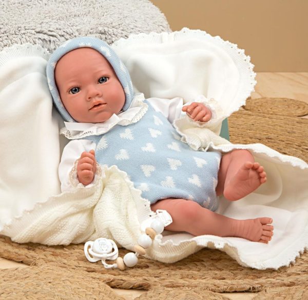 ARIAS REBORN DOLL 40 CM IAN W/BLANKET - Image 3