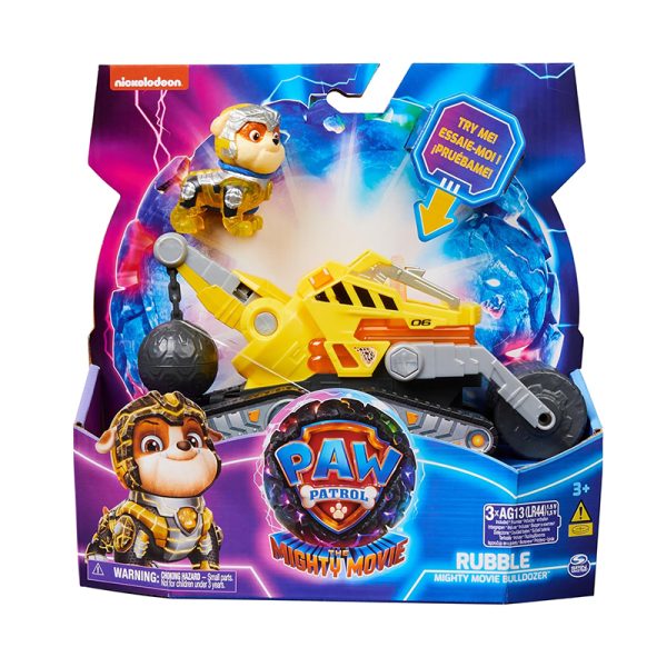 SPIN MASTER THE MIGHTY MOVIE PAW PATROL RUBBLE VEHICLE