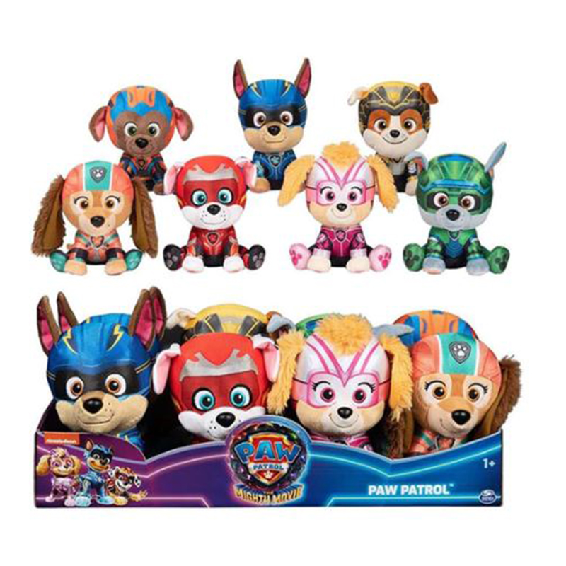 SPIN MASTER THE MIGHTY MOVIE PAW PATROL PLUSH ASSORTED - ToyBox Malta