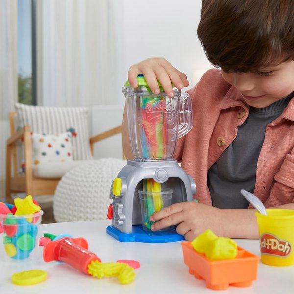 PLAYDOH SWIRLIN SMOOTHIES BLENDER PLAYSET F9142 - Image 3