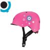 GLOBBER HELMET MASTER XS/S (47-51 CM) - DEEP PINK FLOWERS