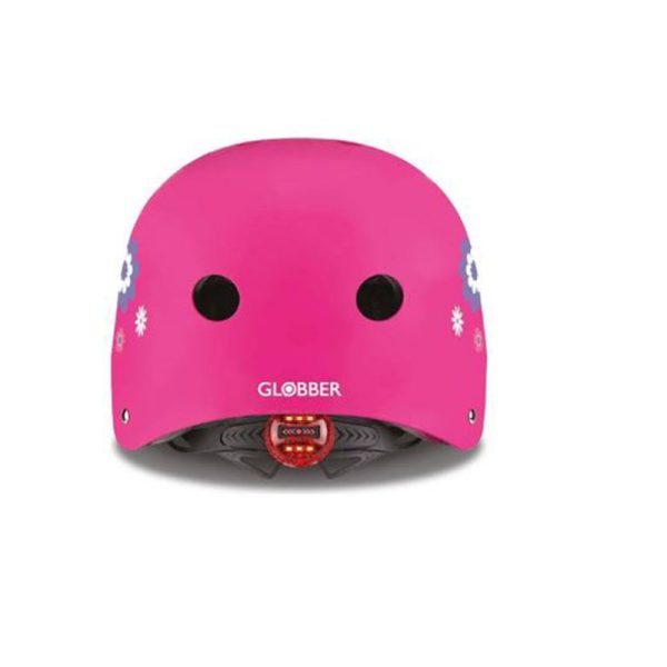 GLOBBER HELMET MASTER XS/S (47-51 CM) - DEEP PINK FLOWERS - Image 3