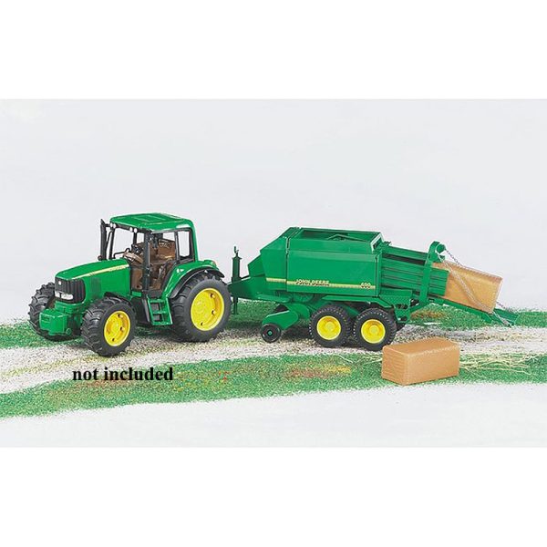 BRUDER JOHN DEERE PRESS A BALL TRAILER - Image 2