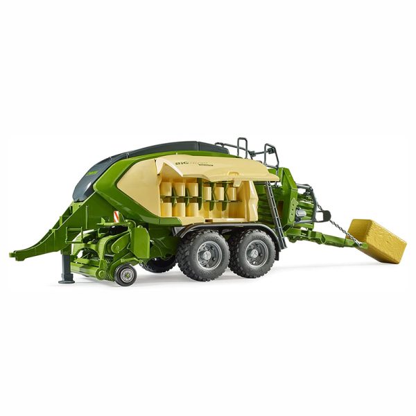 BRUDER PRESSE KRONE BIG PACK 1290 HDP VC 1ITH 2 BLOCK HAY BALES