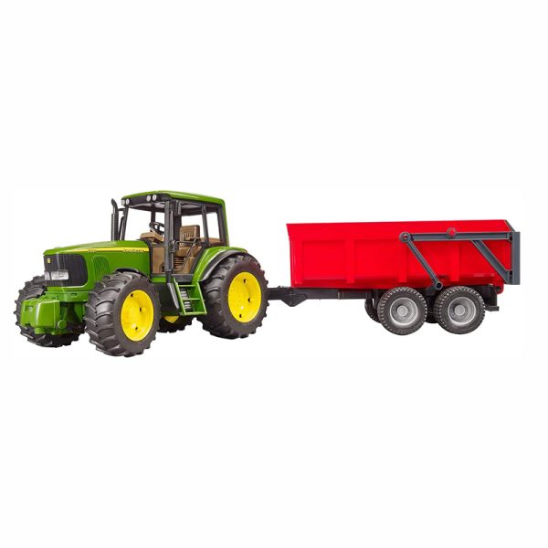 BRUDER JOHN DEERE 6920 TRACTOR WITH TRAILER