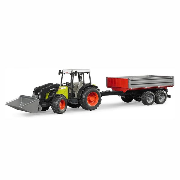 BRUDER CLAAS NECTIS 267 F WITH BUCKET AND TRAILER