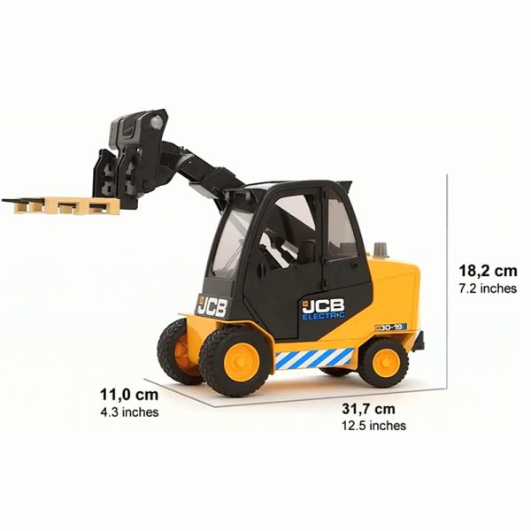 BRUDER JCB FORKLIFT WITH PALLETS - Image 2