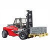 BRUDER LINDE HT160 FORKLIFT WITH PALLETS AND 3 LATTICE BOXES - Image 2