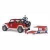 BRUDER JEEP WRANGLER UNLIMITED RUBICON FIRE TRUCK WITH FIRE FIGHTER - Image 4