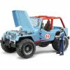 BRUDER JEEP CROSS COUNTRY RACER BLUE WITH DRIVER - Image 3