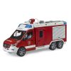BRUDER MB SPRINTER FIRE SERVICE RESCUE VEHICLE WITH LIGHT & SOUND MODULE