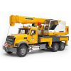 BRUDER MACK GRANITE LIEBHERR CRANE TRUCK