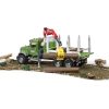 BRUDER MACK GRANITE TIMBER TRANSPORT TRUCK WITH LOADING CRANE, GRAB &  3 LOGS - Image 2