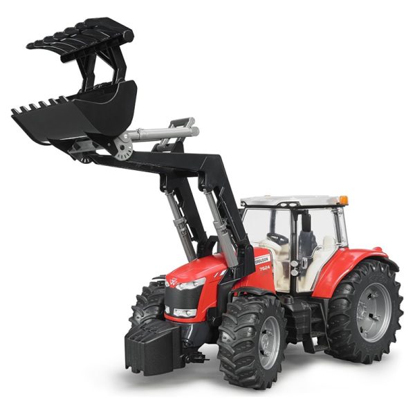 BRUDER MASSEY FERGUSON 7624 WITH FRONT LOADER - Image 2