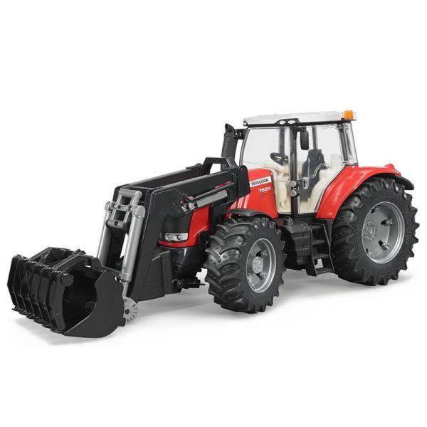 BRUDER MASSEY FERGUSON 7624 WITH FRONT LOADER