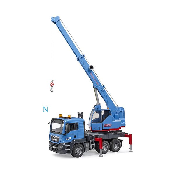 BRUDER MAN TGS CRANE TRUCK - Image 3