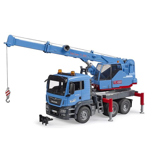 BRUDER MAN TGS CRANE TRUCK