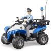 BRUDER POLICE QUAD WITH POLICEWOMAN AND ACCESSORIES