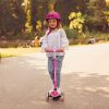 GLOBBER PRIMO PLUS LIGHTS SCOOTER - DEEP PINK - Image 3