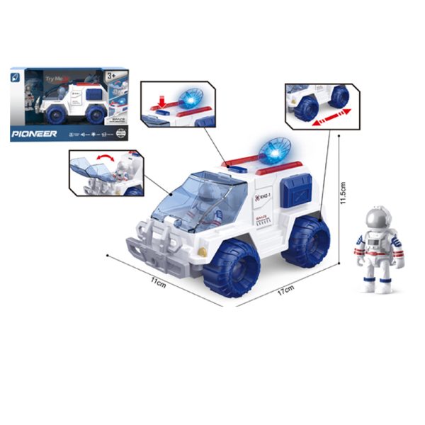 SPACE EXPLORATION ROVER W/LIGHT&SOUND