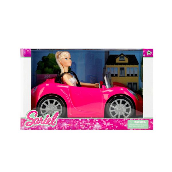 DOLL & CONVERTIBLE CAR - Image 2