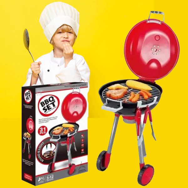 BBQ KITCHEN PLAY SET W/SOUND & LIGHT - Image 3