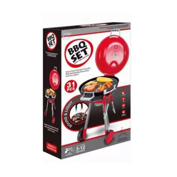 BBQ KITCHEN PLAY SET W/SOUND & LIGHT