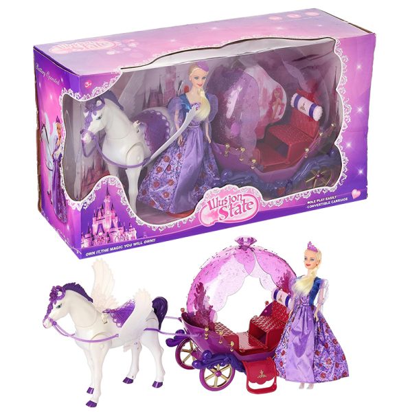 PRINCESS CARRIAGE & DOLL - Image 3