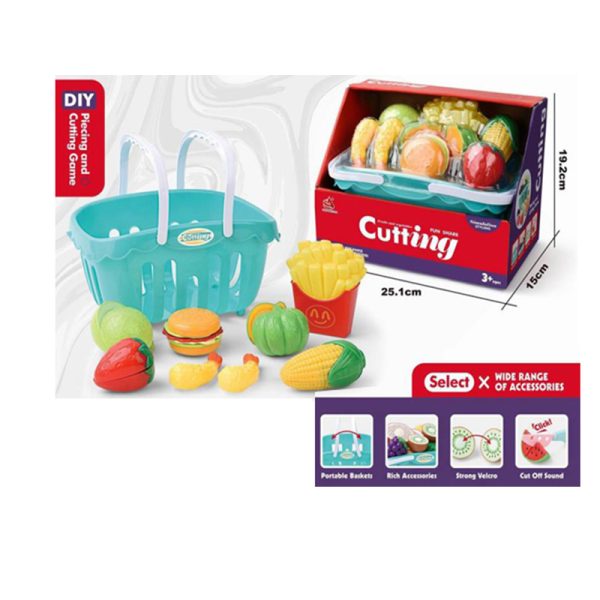 KITCHEN BASKET & FOOD PLAY SET